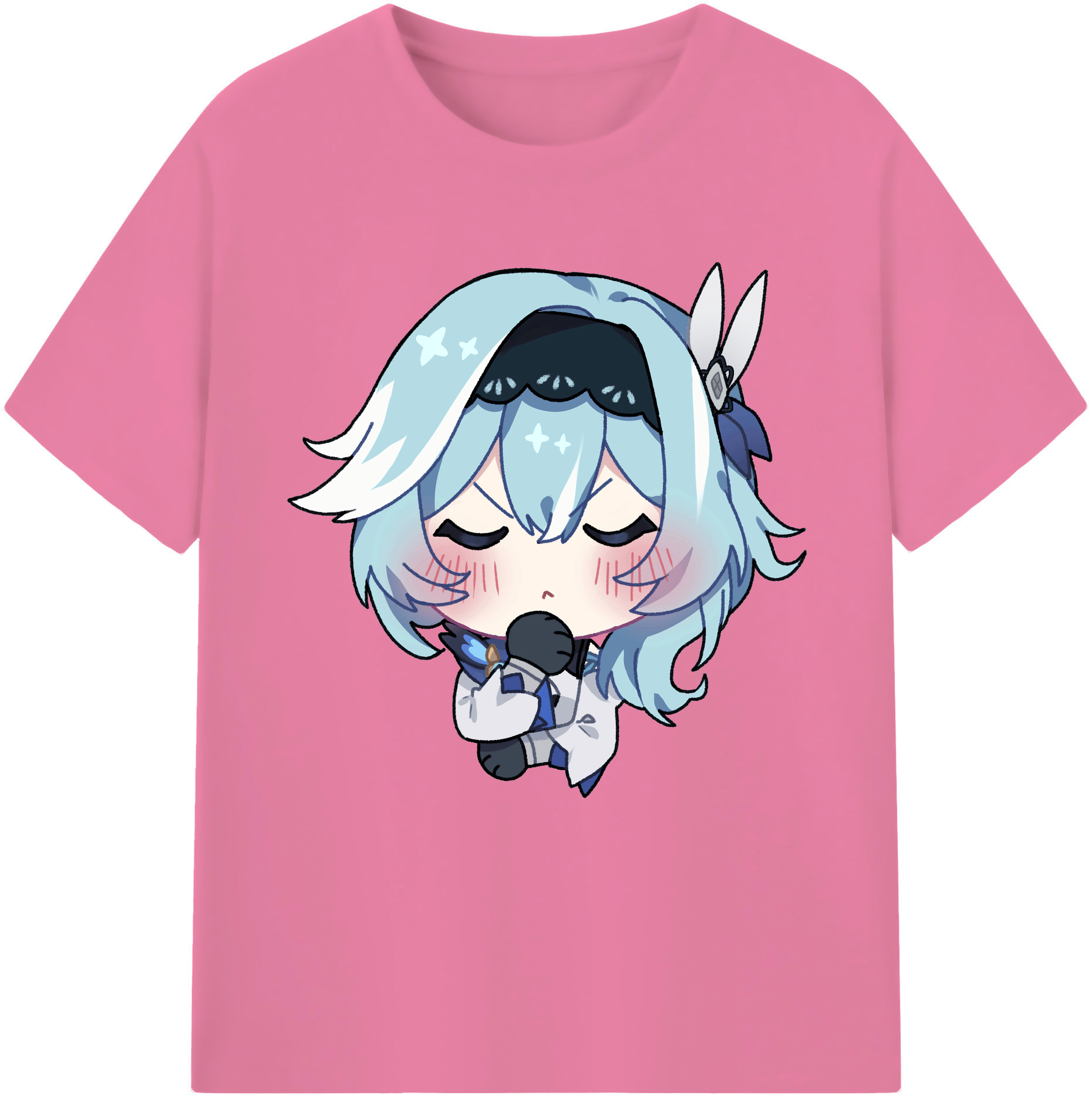 げんし神 优菈 ゆうら genshin Yūra 綿100％半袖Tシャツ（フロントプリント）